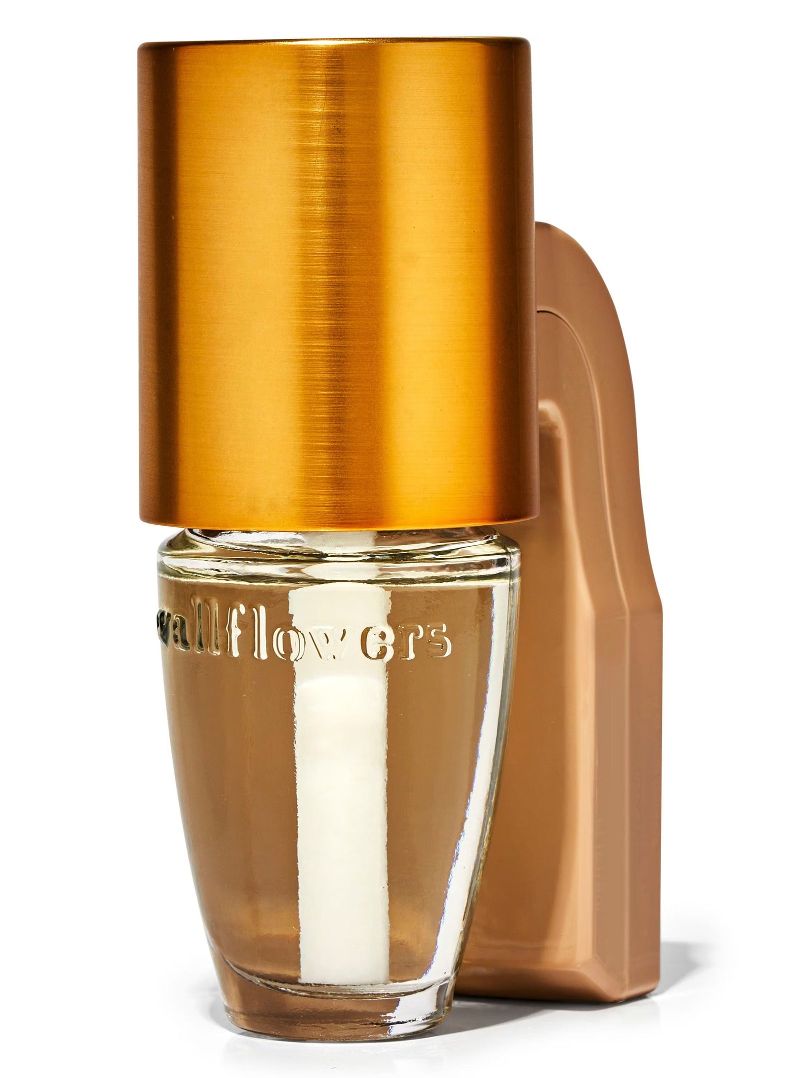 Metallic Brass Cylinder Wallflowers Scent Control™ Fragrance Plug - Image 2