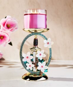 Alternative view of Mulan Pedestal 3-Wick Candle Holder