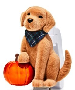 Dog with Pumpkin Adjustable Wallflowers Scent Control™ Fragrance Plug