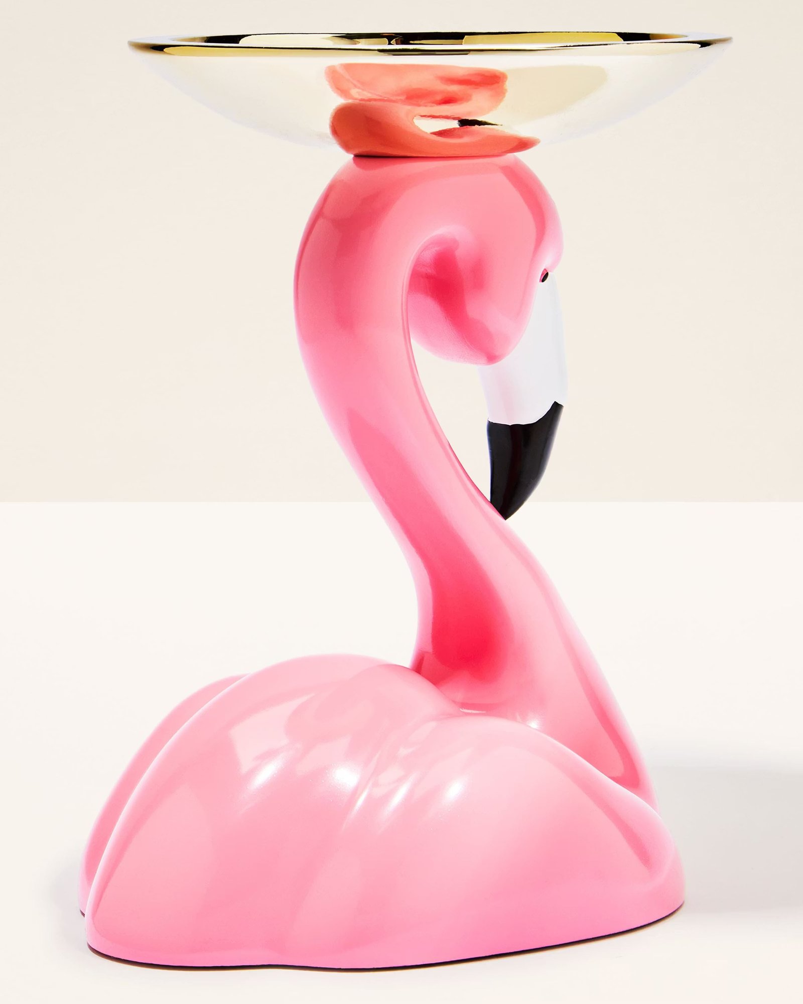 Flamingo Pedestal 3-Wick Candle Holder - Image 4