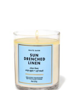 Sun-Drenched Linen Single Wick Candle