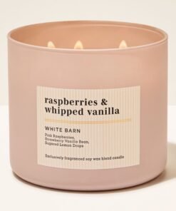 Raspberries & Whipped Vanilla 3-Wick Candle