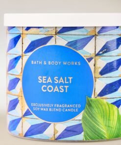 Alternative view of Sea Salt Coast 3-Wick Candle