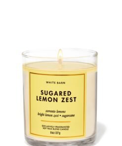 Sugared Lemon Zest Single Wick Candle