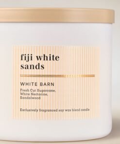 Alternative view of Fiji White Sands 3-Wick Candle