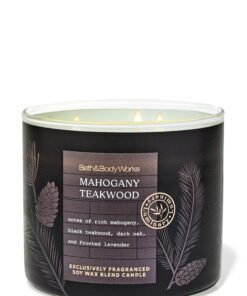Alternative view of Mahogany Teakwood 3-Wick Candle