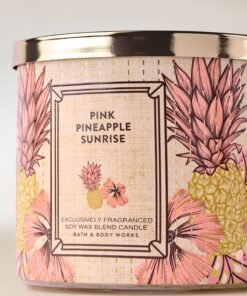 Alternative view of Pink Pineapple Sunrise 3-Wick Candle