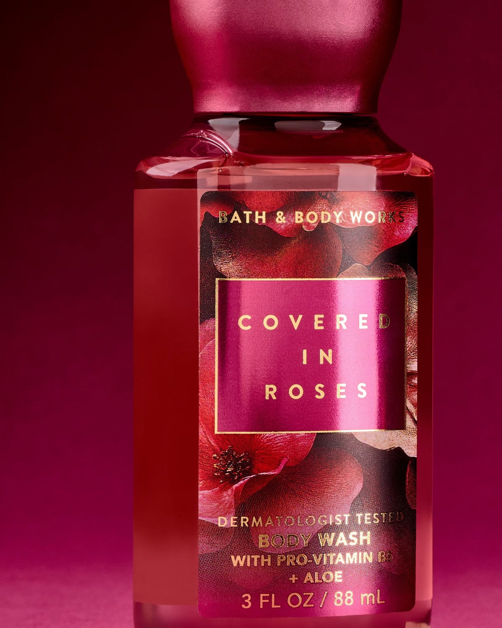 Covered In Roses Travel Size Body Wash - Image 2