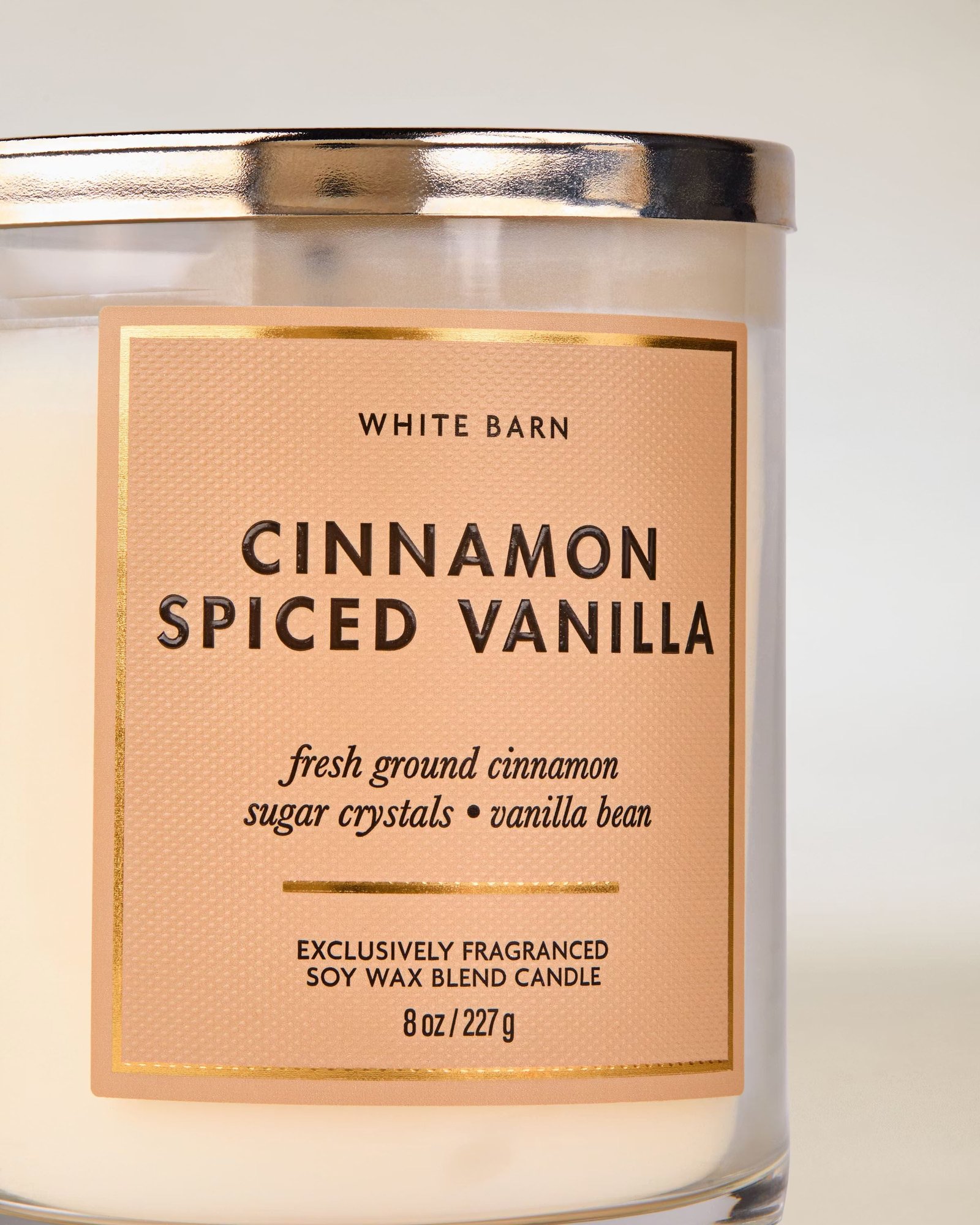 Cinnamon Spiced Vanilla Single Wick Candle - Image 2