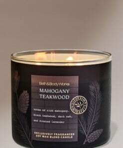 Mahogany Teakwood 3-Wick Candle