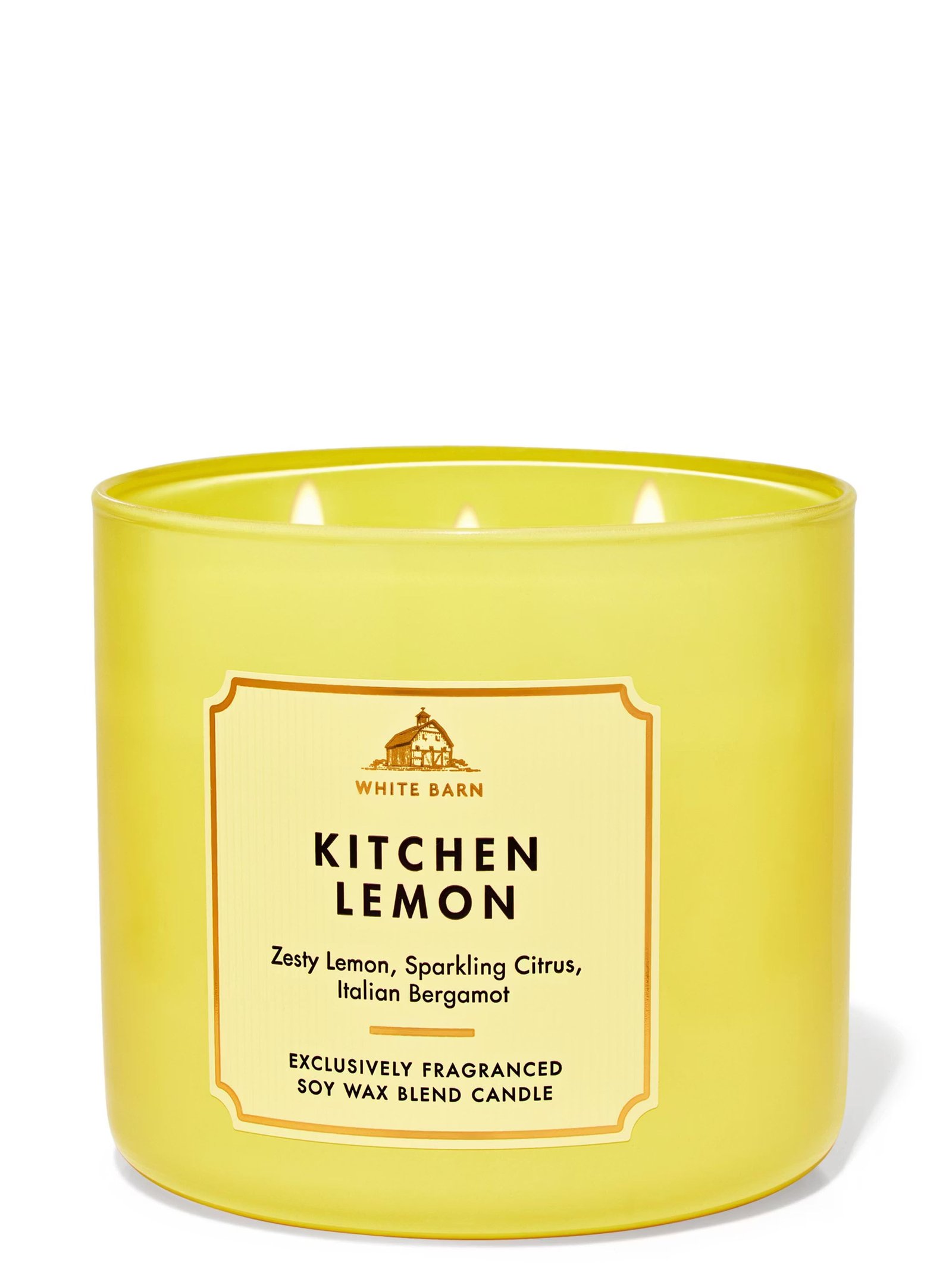 Kitchen Lemon 3-Wick Candle - Image 2