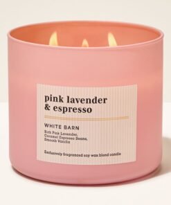 Pink Lavender & Espresso 3-Wick Candle