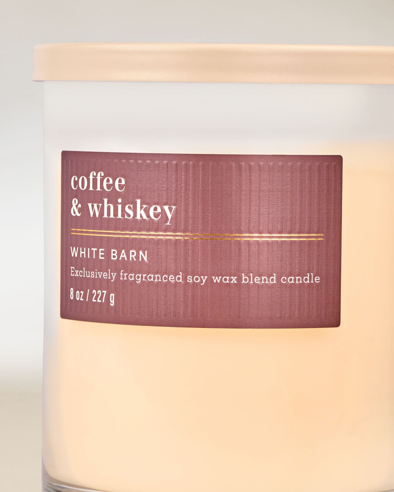 Coffee & Whiskey Single Wick Candle - Image 2