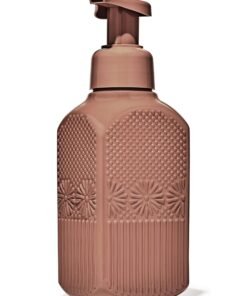Tan Floral Gentle & Clean Foaming Hand Soap Dispenser