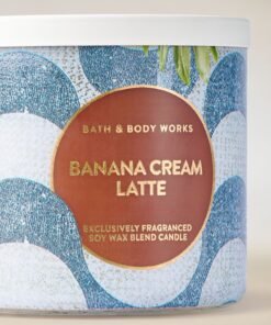 Alternative view of Banana Cream Latte 3-Wick Candle