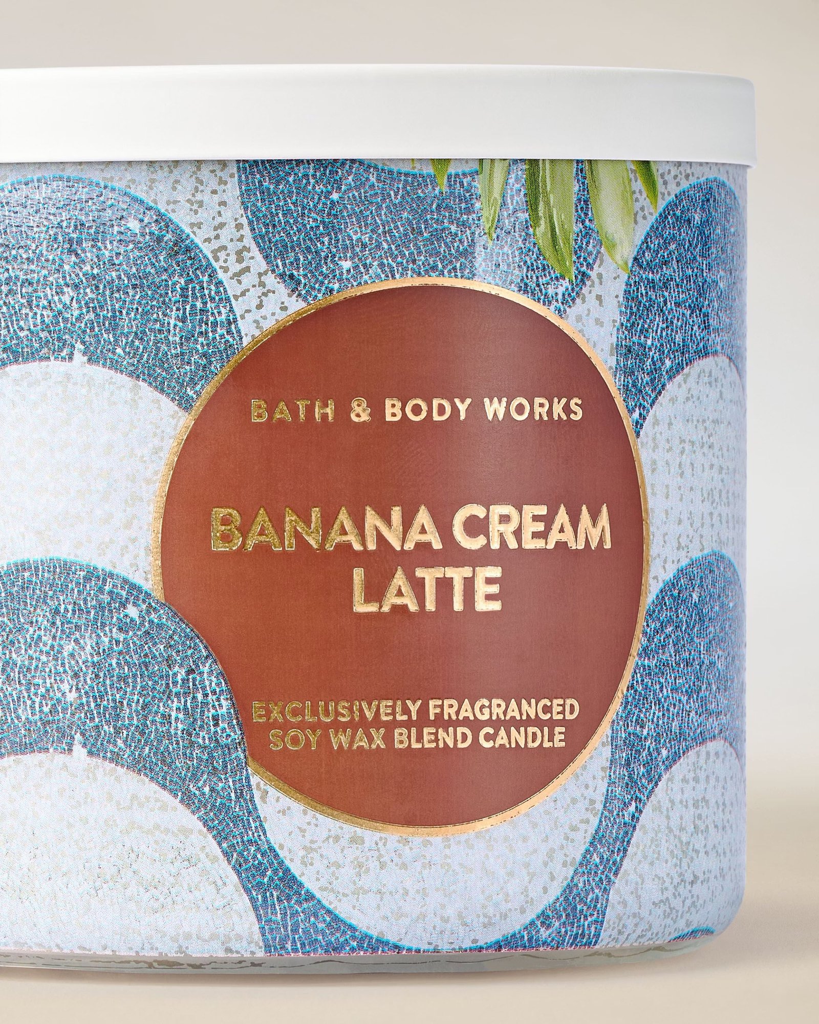 Banana Cream Latte 3-Wick Candle - Image 2